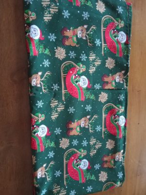 Green with Ho Ho Ho Wording